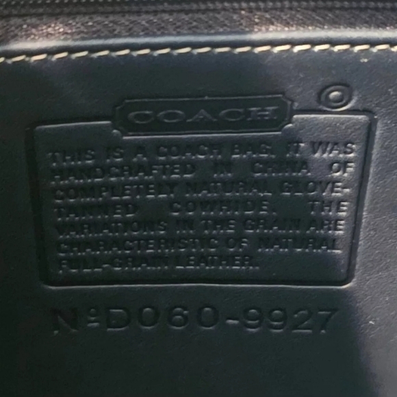 Vintage Coach Willis Crossbody Shoulder Bag 9927 ( Royal / Deep Ocean Blue ) - Picture 10 of 11